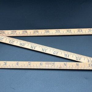 Lufkin Rule Co. No. 11 Folding Yard Rule | Vintage Advertising Measuring Stick | Pat. 5-14-12 | Mint Condition Collectible