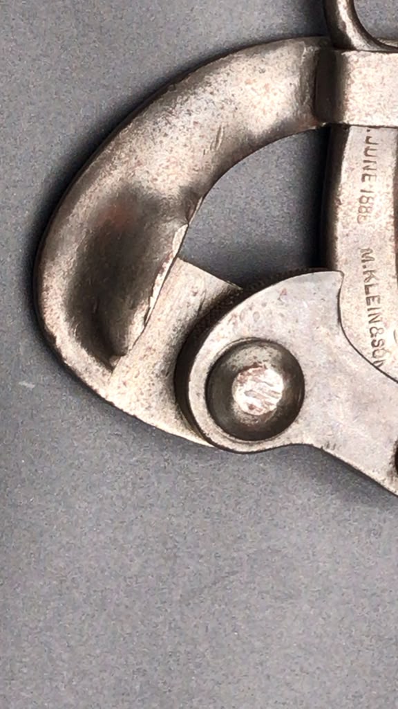 Antique 1888 M. Klein & Son Haven’s Grip Cable Tool - Image 3