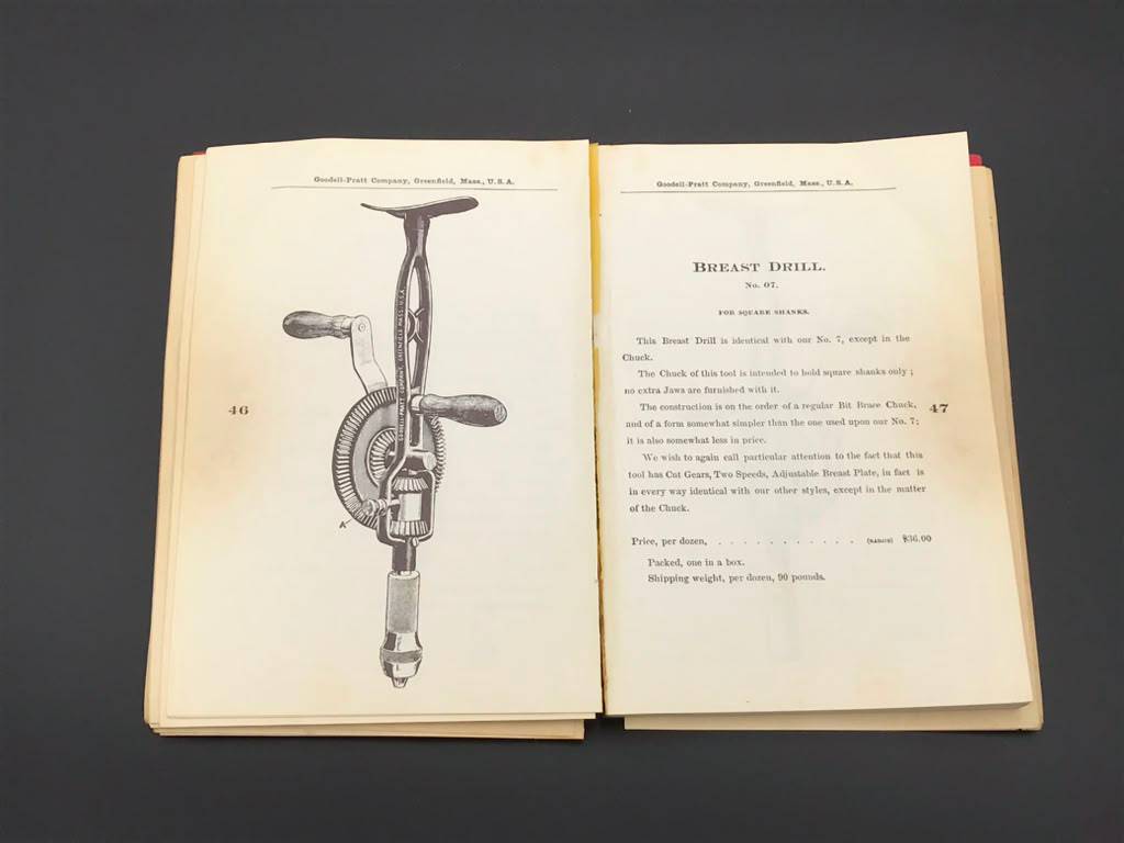 Goodell-Pratt Catalog #7 c.1905 Vintage Tool Catalog Reprint