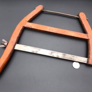 Owner-Made Maple 12-Inch Buck Saw Possible Salesman Sample | Antique Woodworking Tool