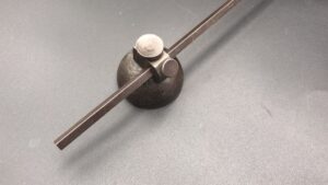Vintage 13" Circle Glass Cutter with Wood Handle