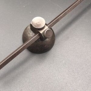 Vintage 13" Circle Glass Cutter with Wood Handle