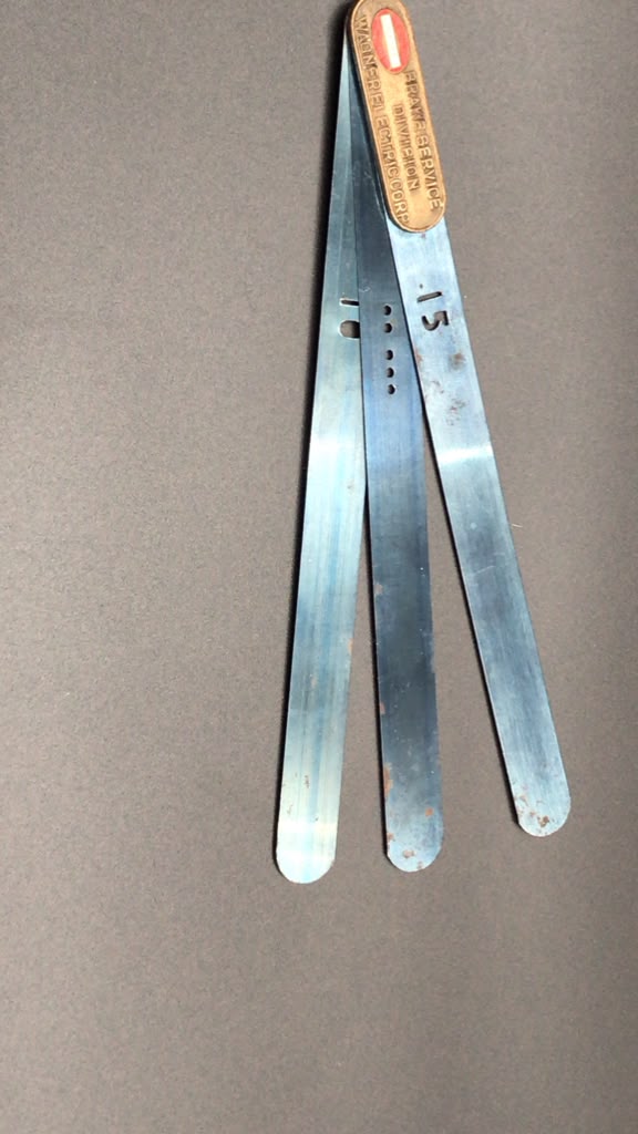 Vintage Lockheed Aircraft Brake Feeler Gauge - Image 2